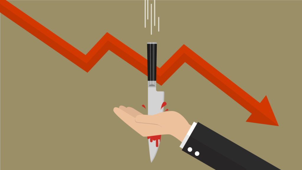 Cheap Stocks Can Cut Like Catching A falling Knife Catching a falling knife
